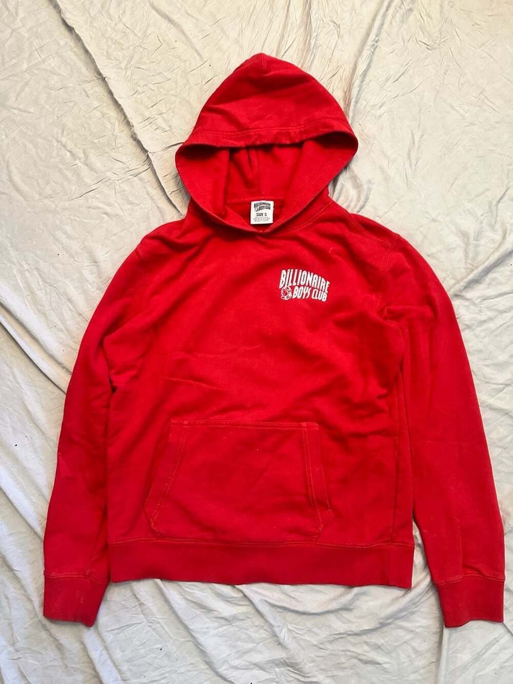 Billionaire Boys Club Helmet Logo Hoodie Red Size S